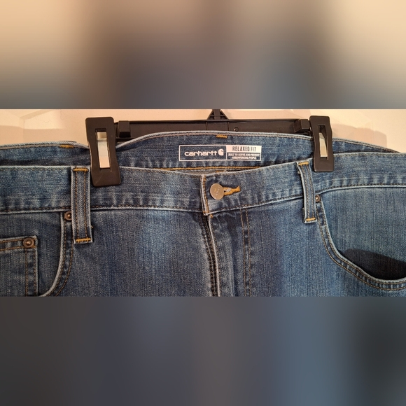 Carhartt denim jeans men's 38 x 34 relaxed fit blue - Picture 4 of 8